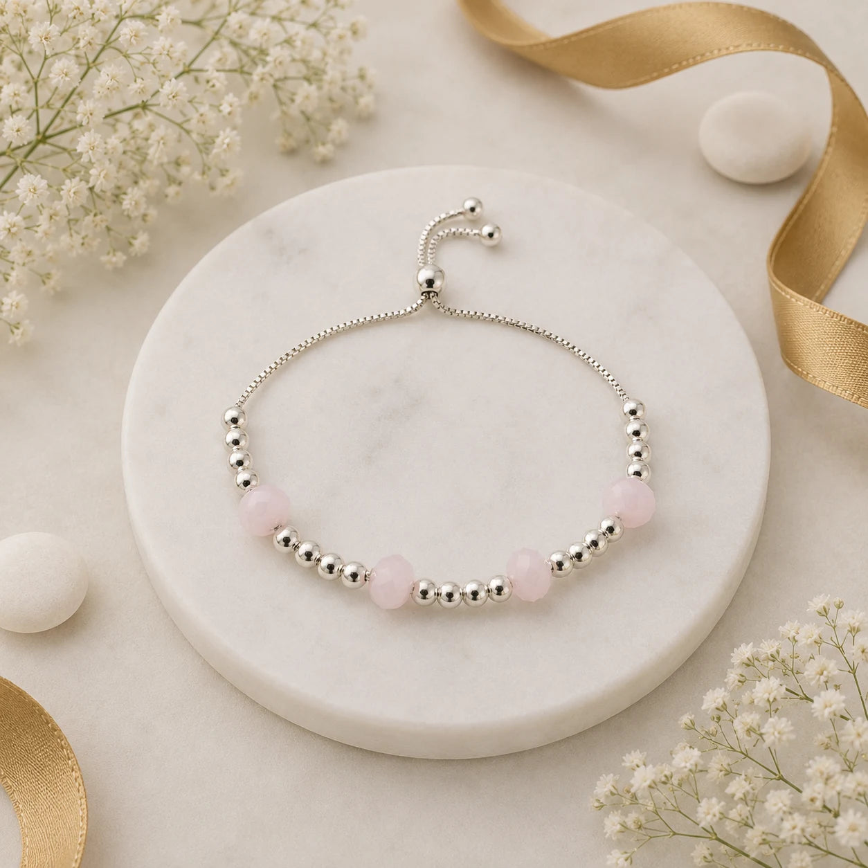 CandyBead Silver Bracelet for Women 1