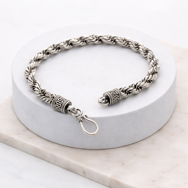 Chunky Rope Darkened Bracelet 1