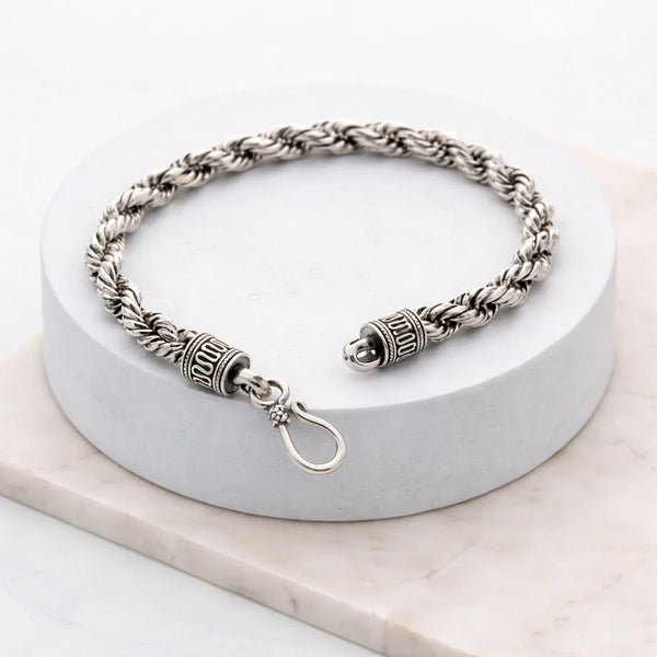 Chunky Rope Darkened Bracelet 6