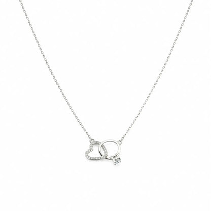 Commitment Rhodium Necklace 3