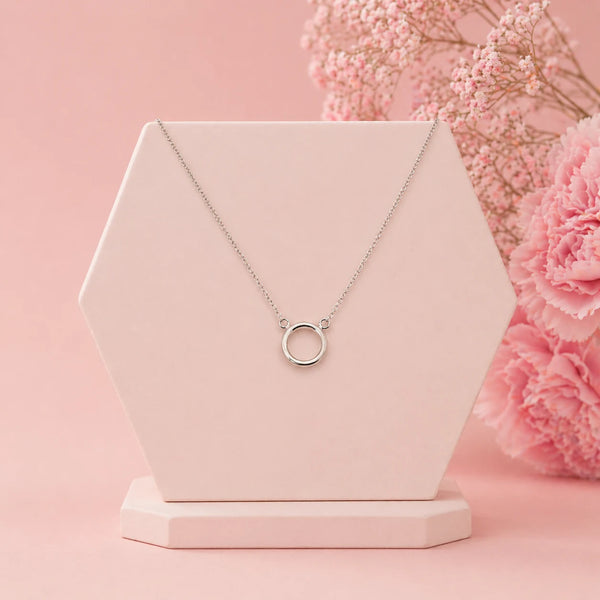 Completeness Rhodium Necklace 1
