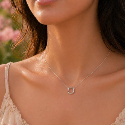 Completeness Rhodium Necklace 2