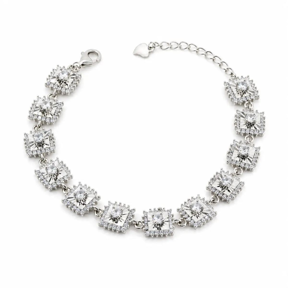 Constellations Studded Rhodium Bracelet for Women 4