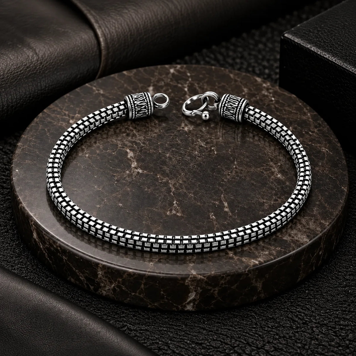 Cube Oxidised Bracelet for Men 1