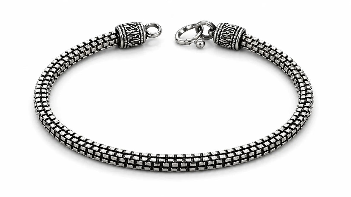 Cube Oxidised Bracelet for Men 4