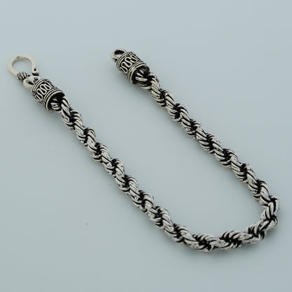 Chunky Rope Darkened Bracelet