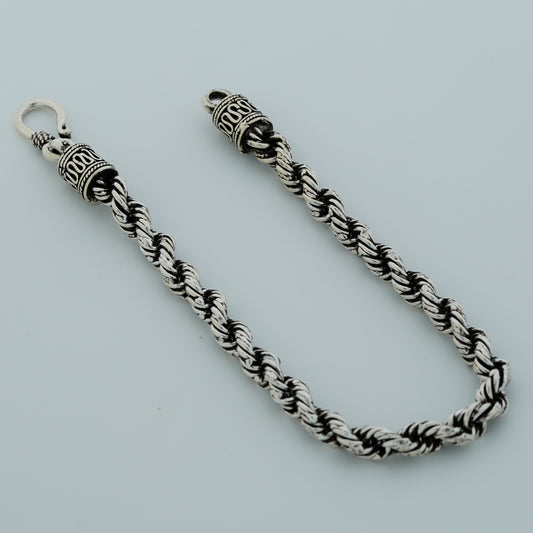 Chunky Rope Darkened Bracelet