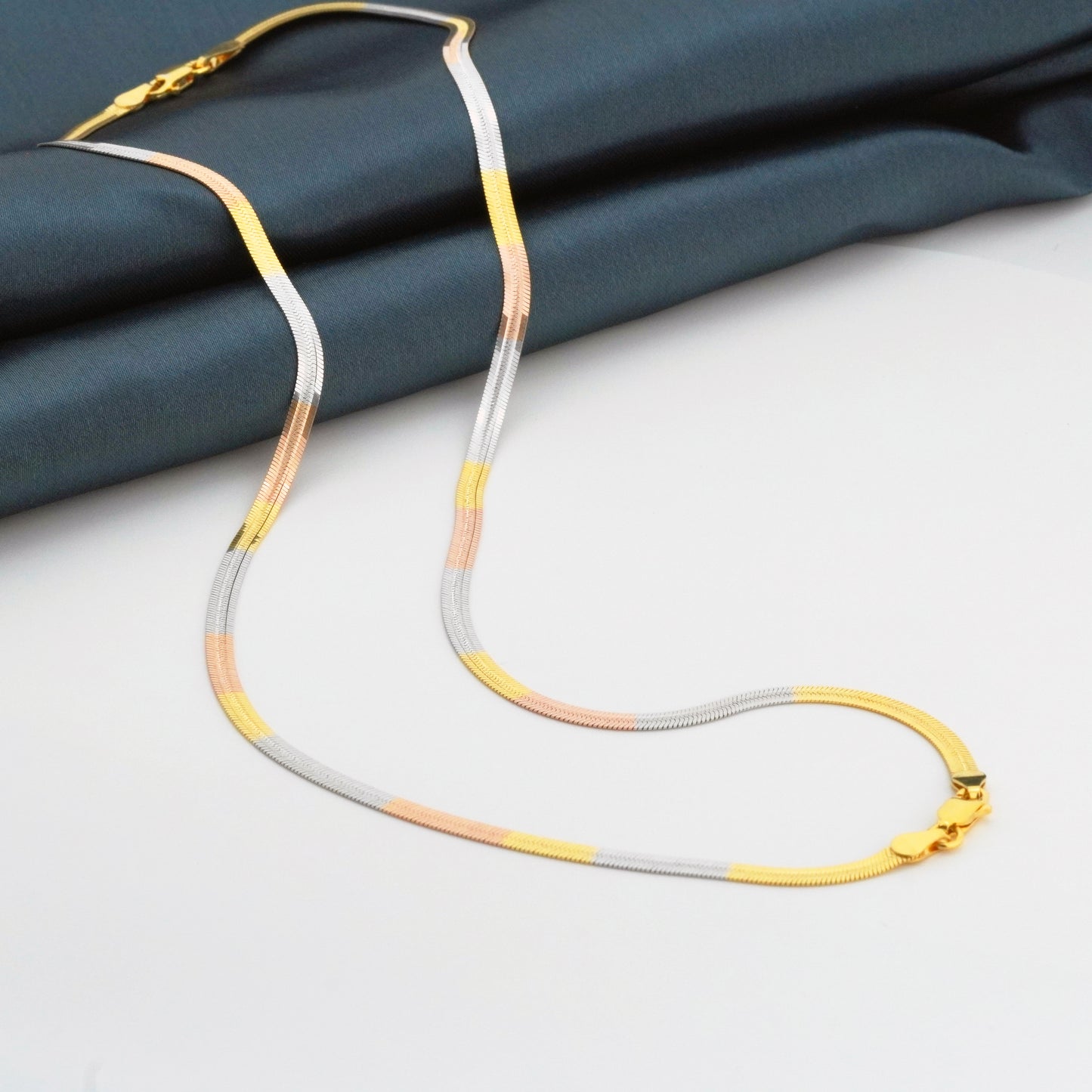Trinity Minimal Tricolor Anklet