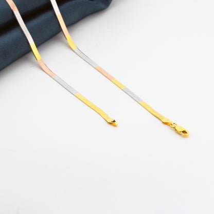 Trinity Minimal Tricolor Anklet