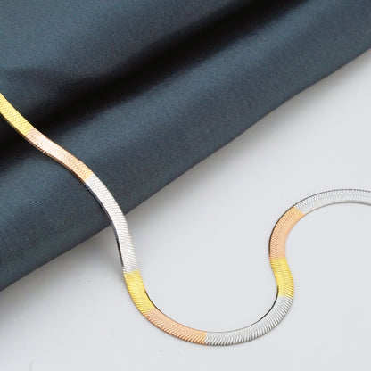 Trinity Minimal Tricolor Anklet