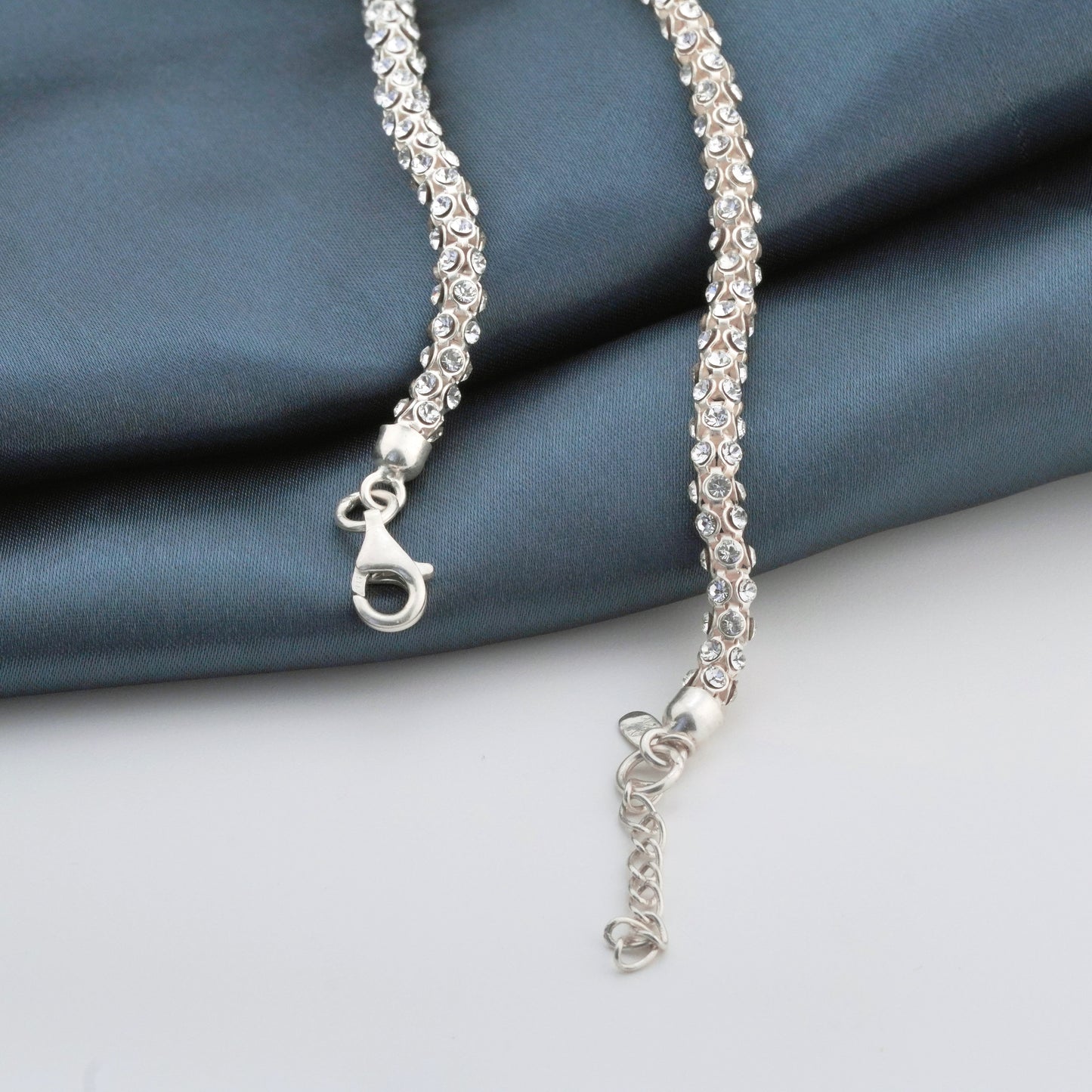 Starlit Zirconia Minimal Anklet