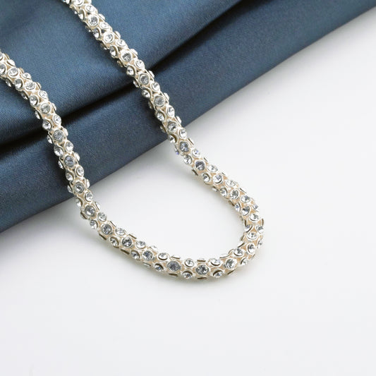 Starlit Zirconia Minimal Anklet