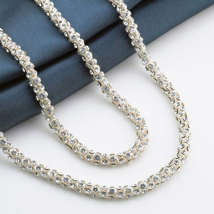 Starlit Zirconia Minimal Anklet