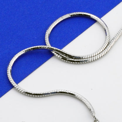 Subtlety Minimal Rhodium Anklet