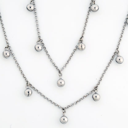 Jingle Rhodium Anklet