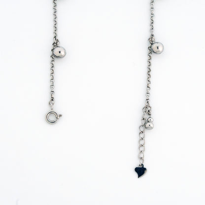 Jingle Rhodium Anklet
