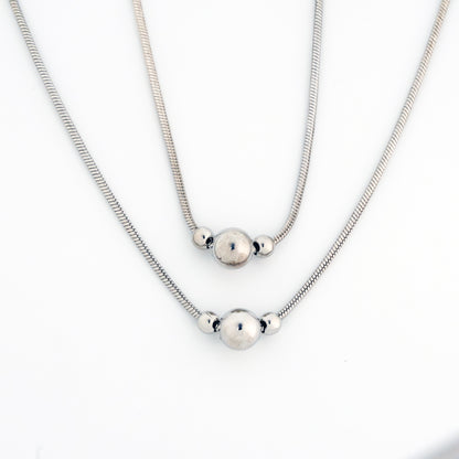 Selene Rhodium Anklet