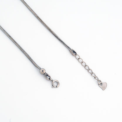 Selene Rhodium Anklet