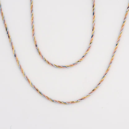 Entangled Minimal Tricolor Anklet