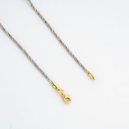 Entangled Minimal Tricolor Anklet