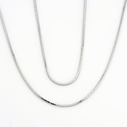 Subtlety Minimal Rhodium Anklet