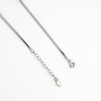 Subtlety Minimal Rhodium Anklet