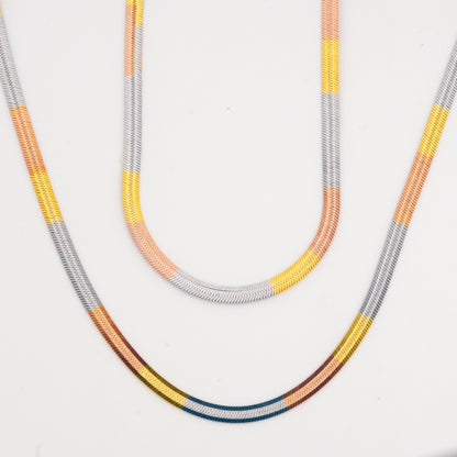 Trinity Minimal Tricolor Anklet