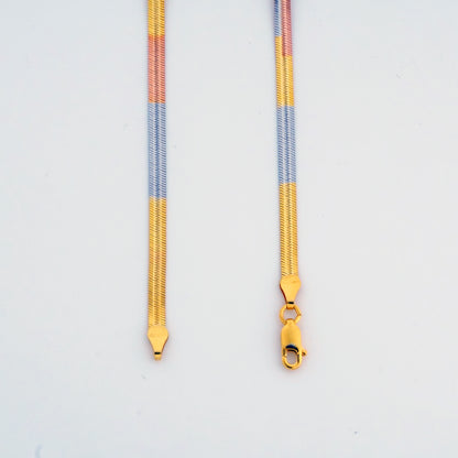 Trinity Minimal Tricolor Anklet