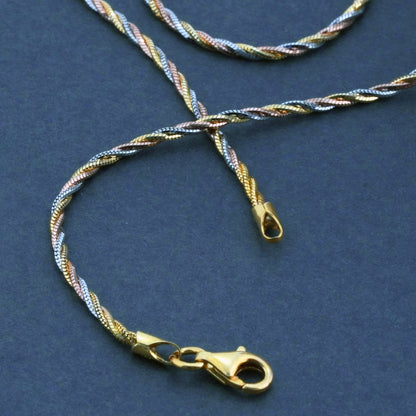 Entangled Minimal Tricolor Anklet