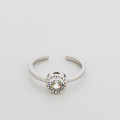 Iversion Rhodium Toe Rings