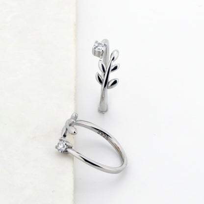 Wraith Rhodium Toe Rings