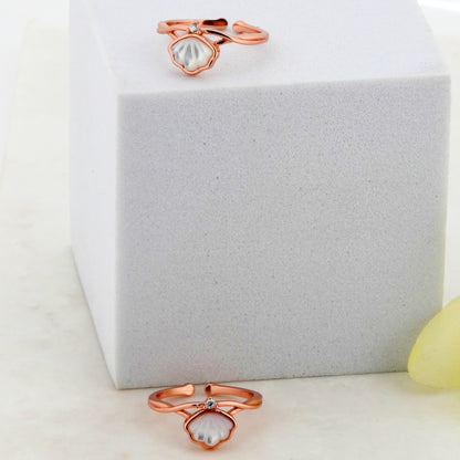 Oyester Rose Gold Toe Rings