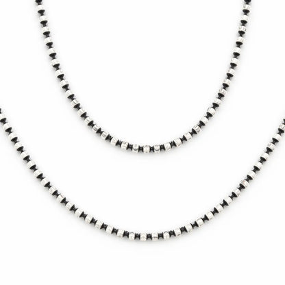 Droplets Minimal Rhodium Anklet 4