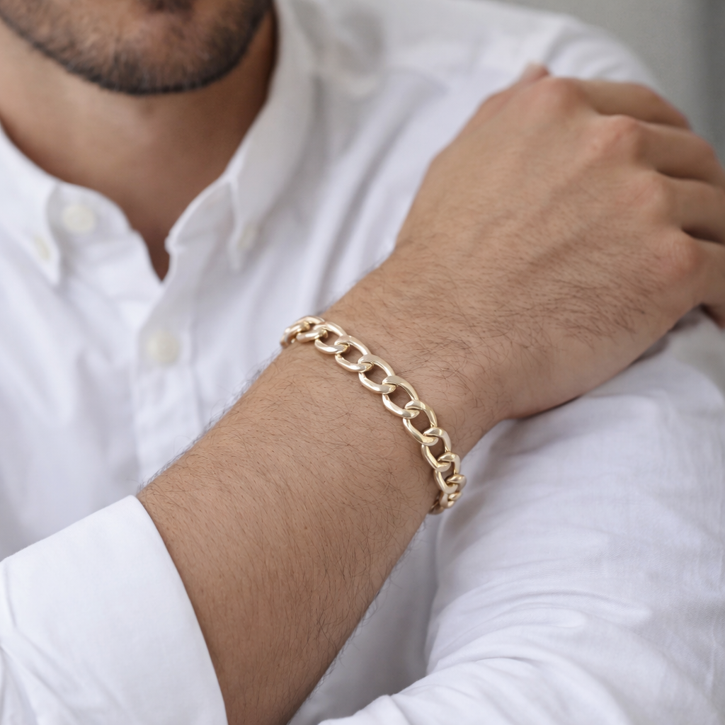 Elias Hollow Chain Bracelet 2