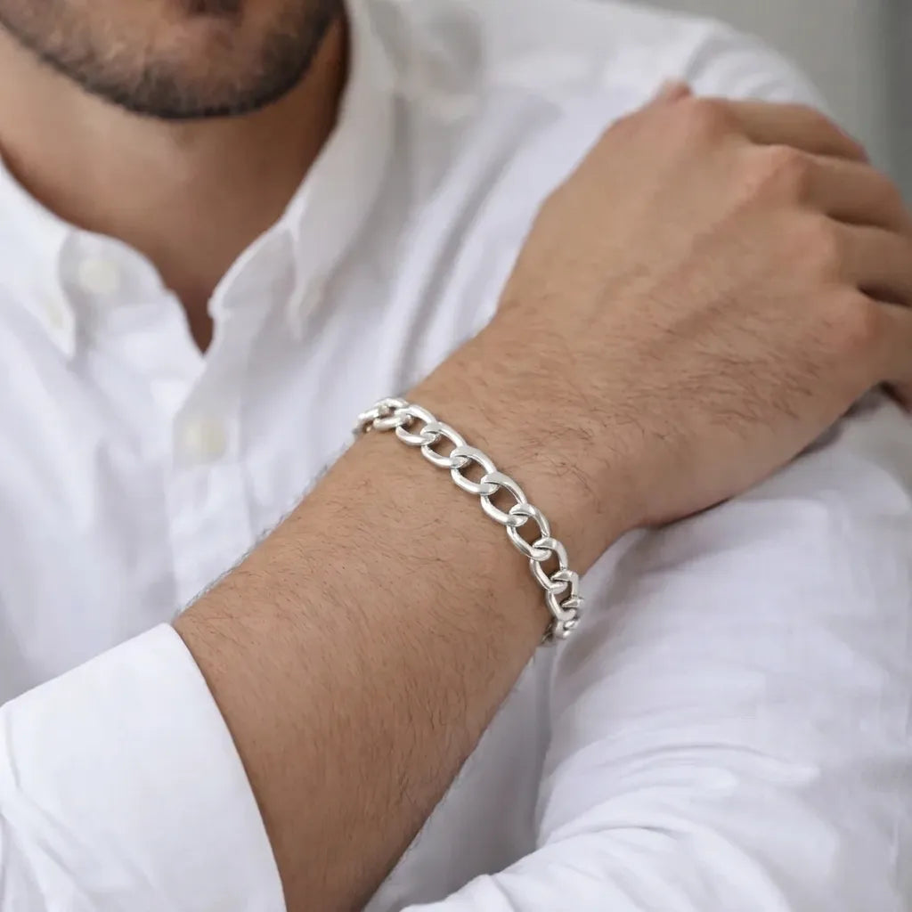 Elias Hollow Chain Bracelet 7