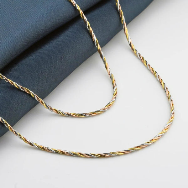 Entangled Minimal Tricolor Anklet 1