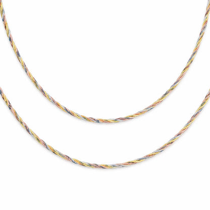 Entangled Minimal Tricolor Anklet 4