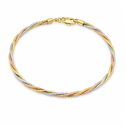 Entangled Tricolor Bracelet for Women 4