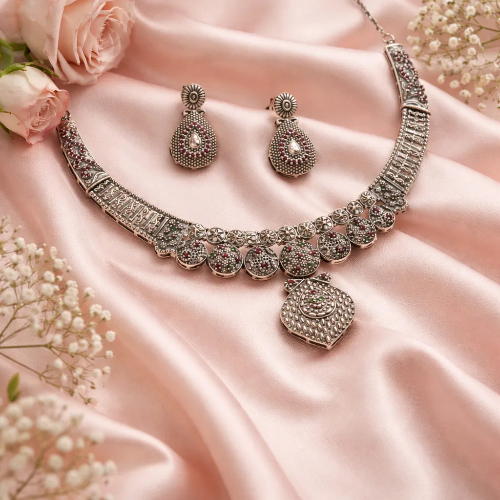 Envia Antique Oxidized Necklace Set 1