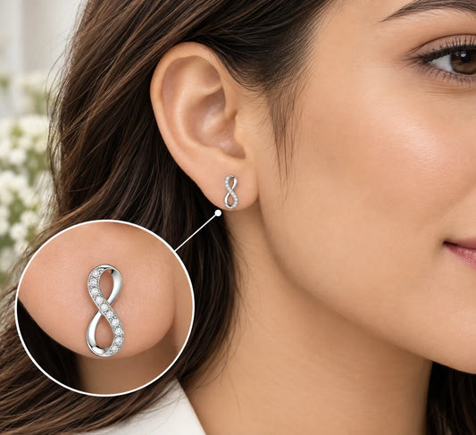 Eternal Rhodium Earrings 2