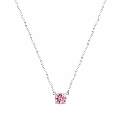 Expression Sakura Studded Rhodium Necklace 4