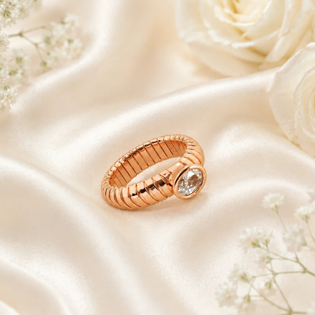 Flexigem Rose Gold Ring for Women 1