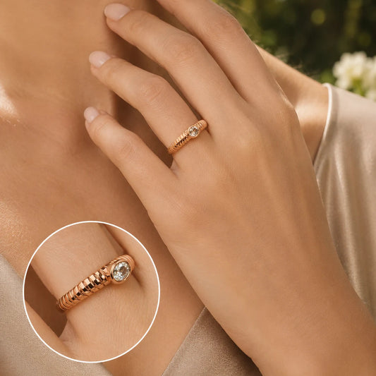 Flexigem Rose Gold Ring for Women 2