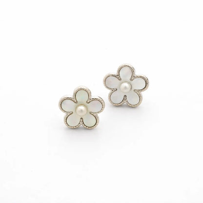 Flora Rhodium Earrings 9