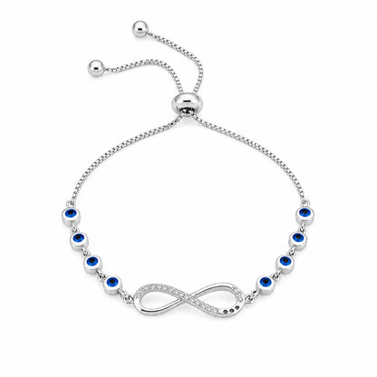 Foster Studded Adjustable Evil Eye Bracelet 4