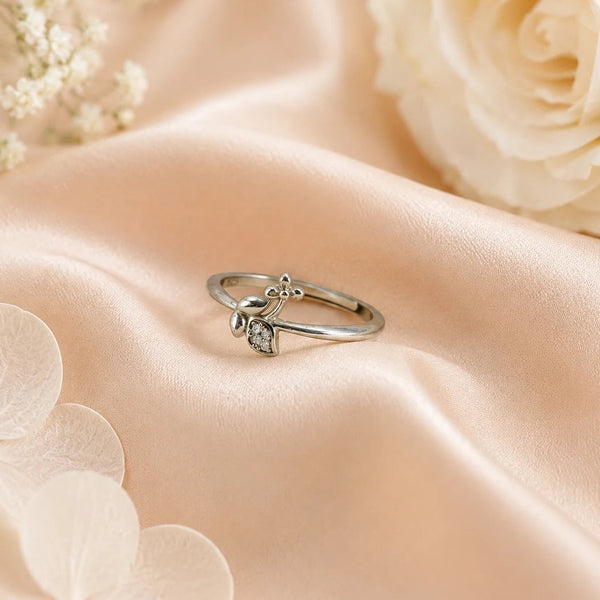 Gem Orchard Studded Adjustable Ring for Women 4