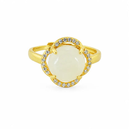 Golden Moon Adjustable Gold Plated Ring for Women 4