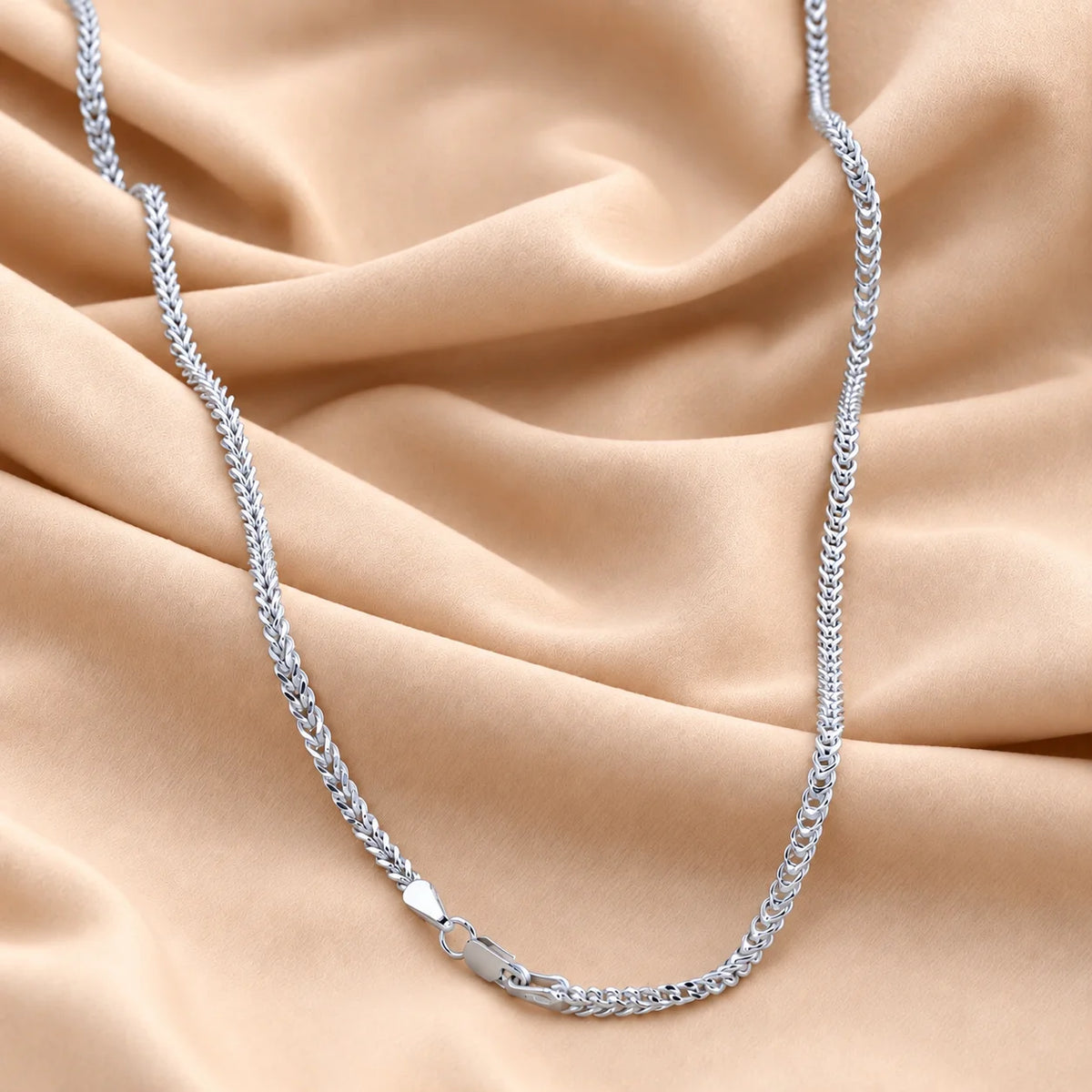 Goldfinger Rhodium Chain for Men 2