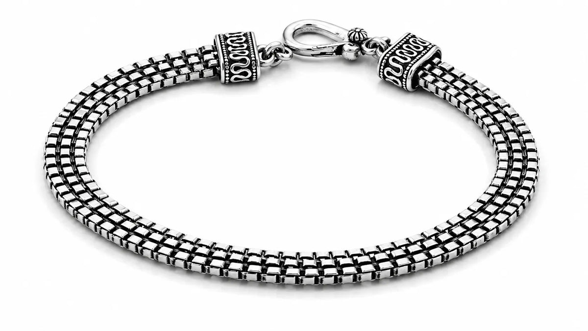 Granite Link Oxidised Bracelet for Men 4