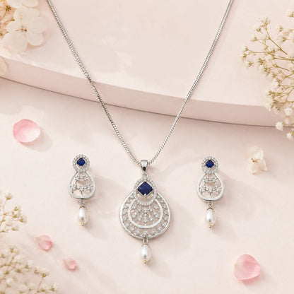 Her Grace Pendant Set with Removable Chunky Snake Chain 1
